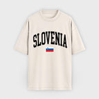 Slovenia Collegiate Flag T-Shirt