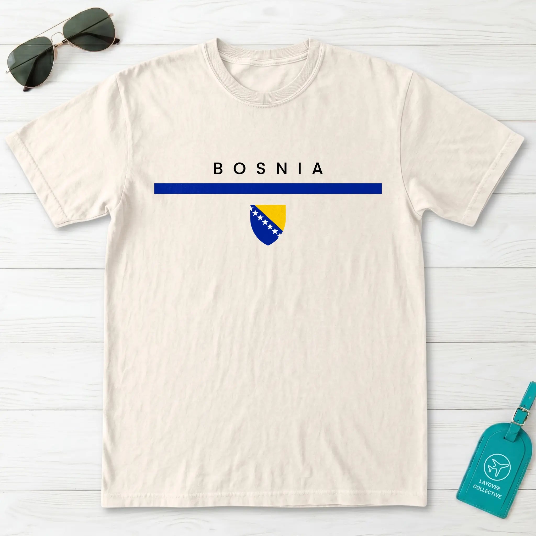 Bosnia Flagline T-Shirt