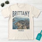 Brittany France Vintage Travel Poster T-Shirt
