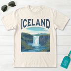 Iceland Vintage Travel Poster T-Shirt