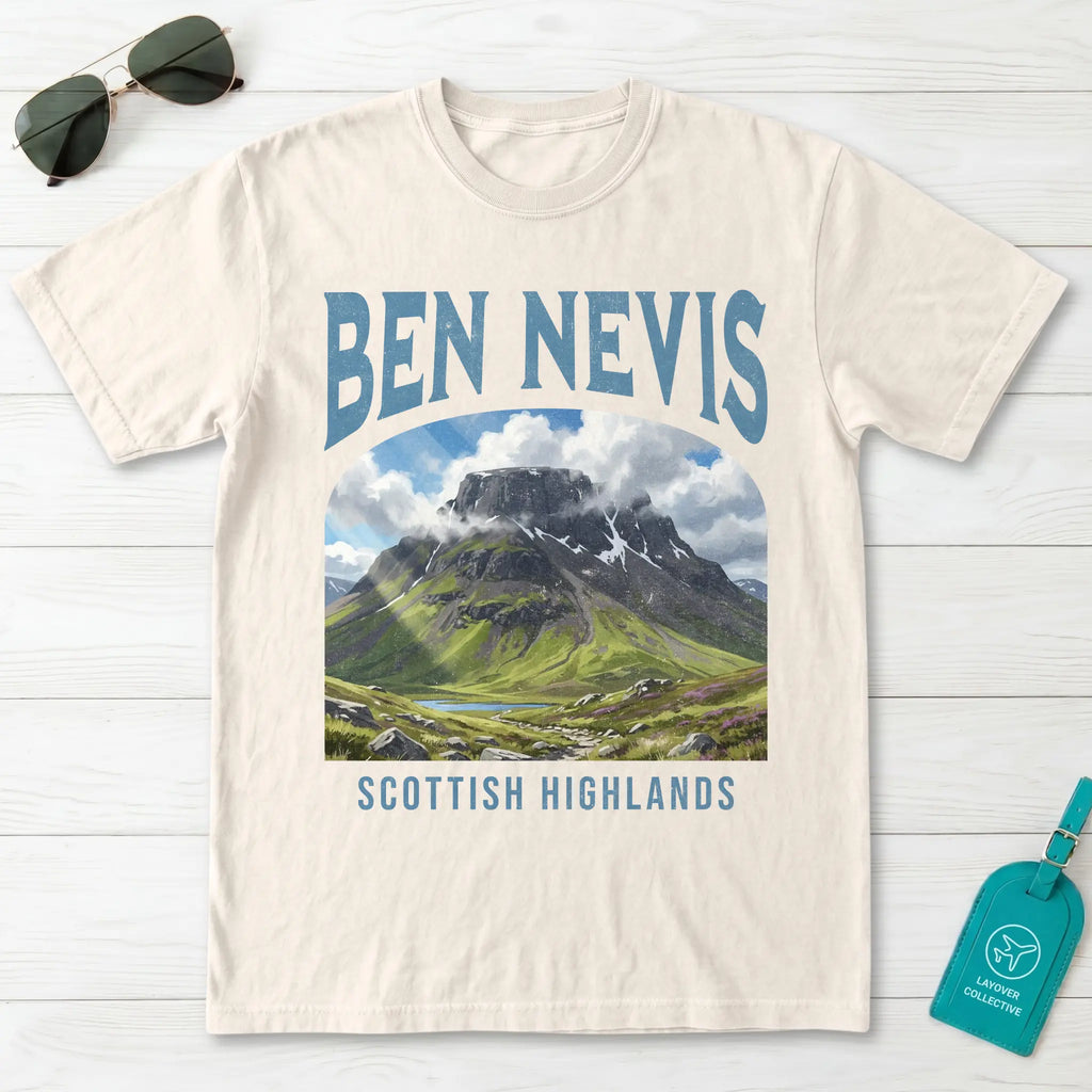 Ben Nevis Vintage Poster Scotland T-Shirt