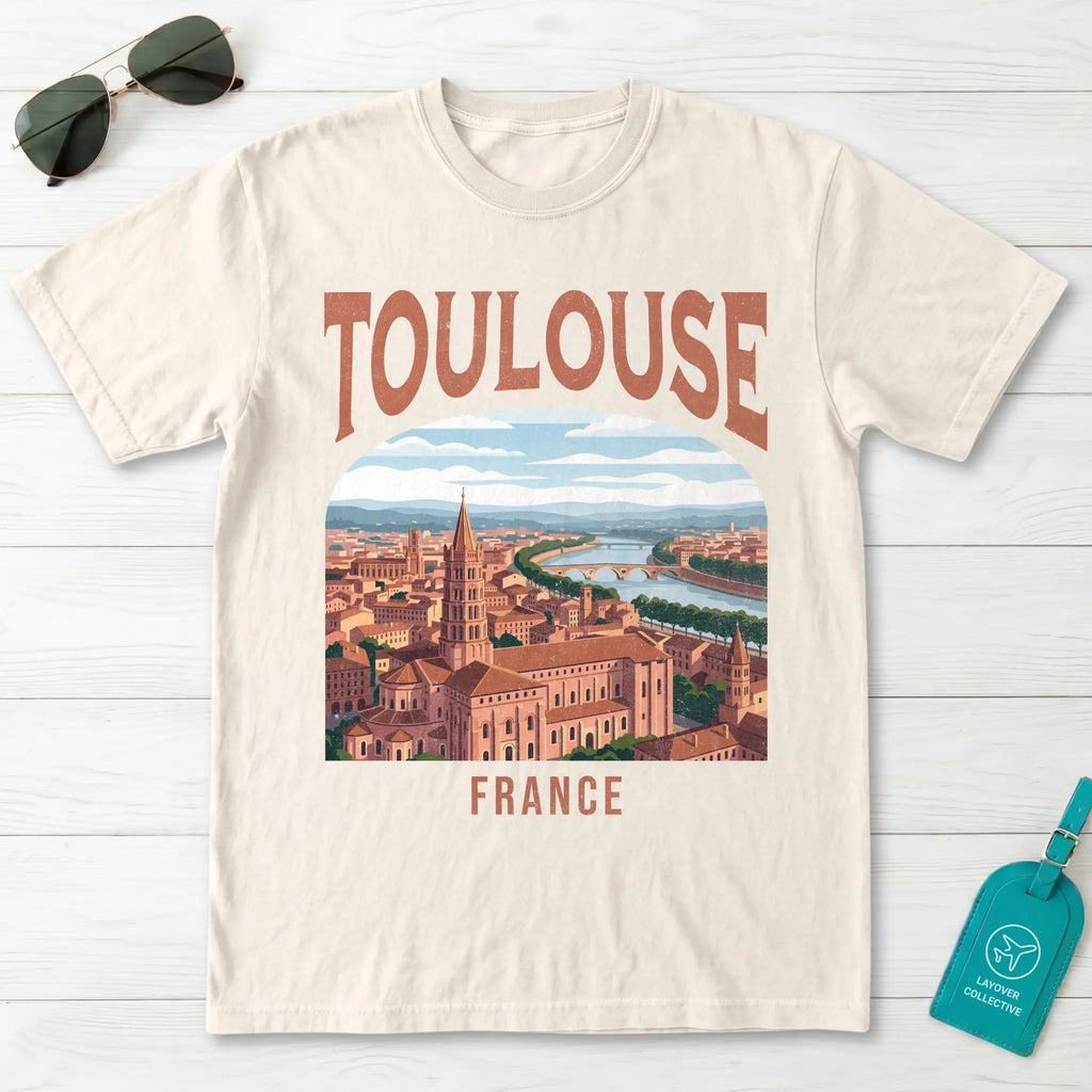 Toulouse France Vintage Travel Poster T-Shirt