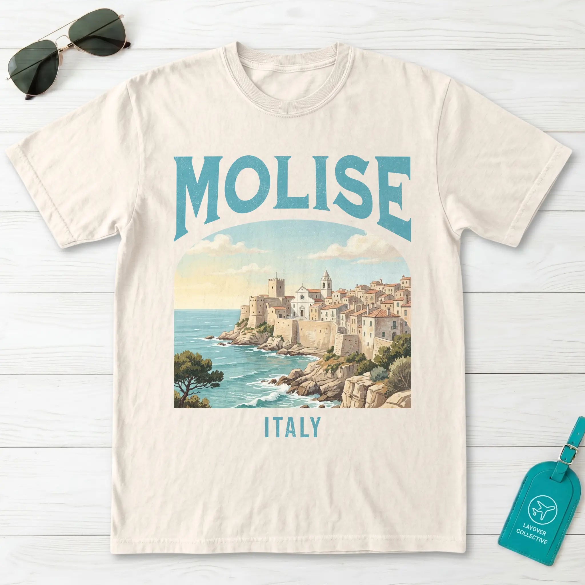 Molise Italy Vintage Travel Poster T-Shirt