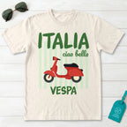 Italia Ciao Bella Vespa Scooter Italy Graphic T-Shirt