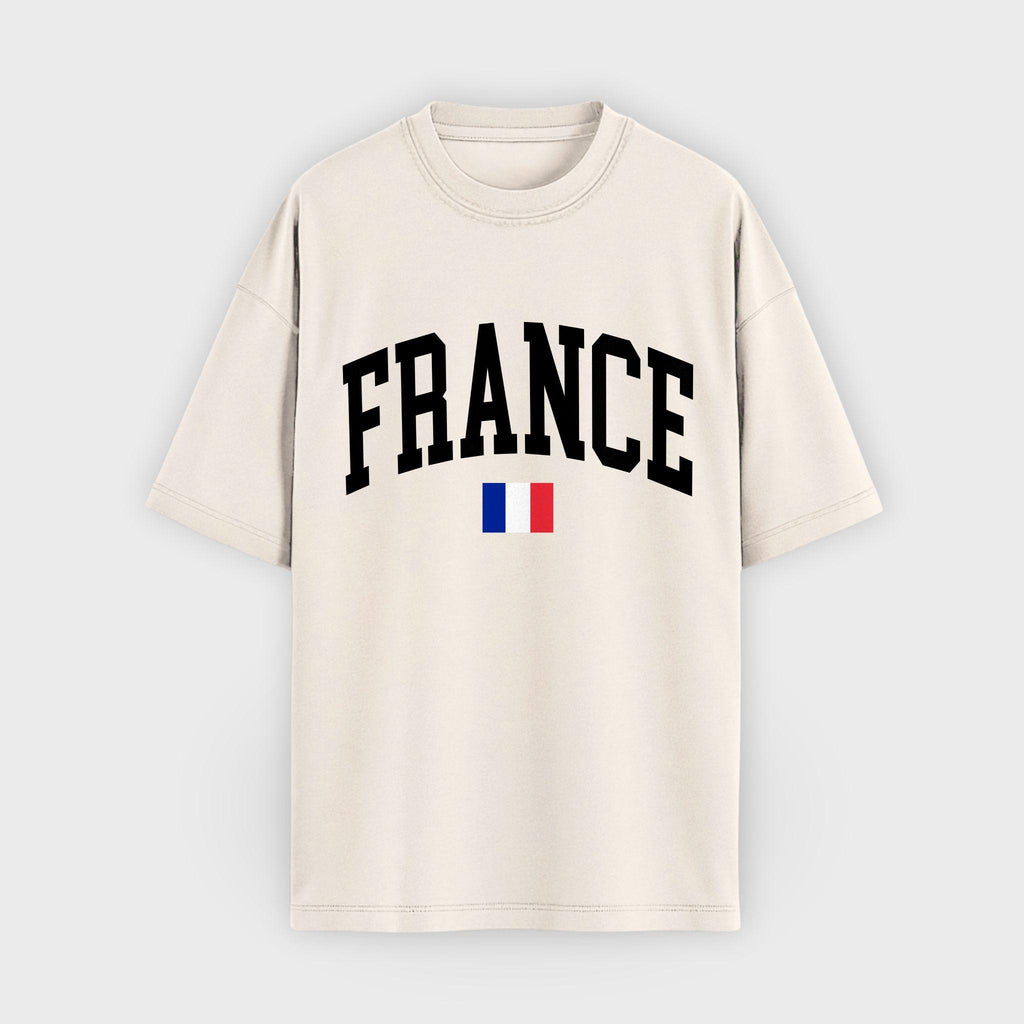 France Collegiate Flag T-Shirt