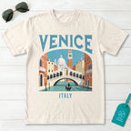 Venice Italy Vintage Travel Poster T-Shirt