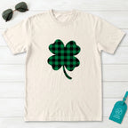 Buffalo Plaid Shamrock T-Shirt