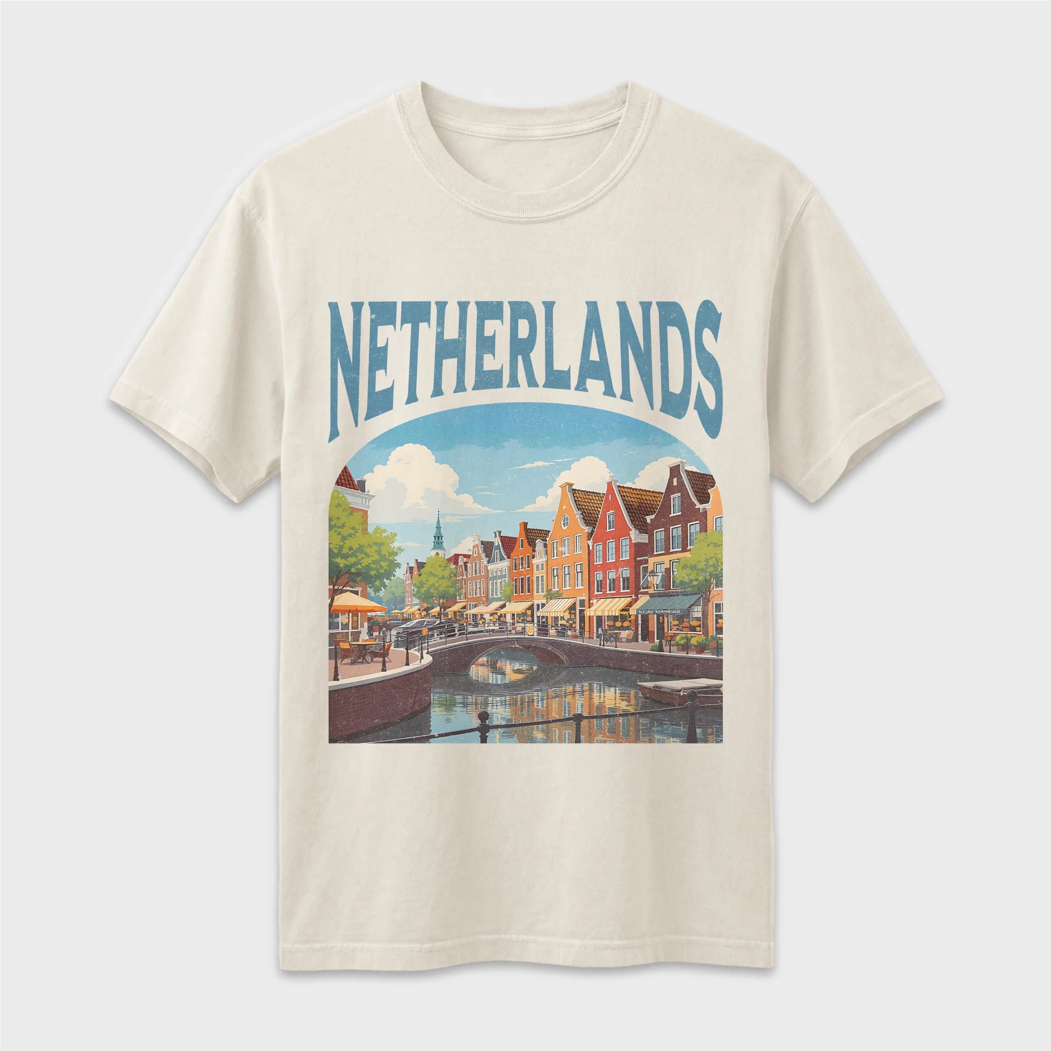 Netherlands Vintage Travel Poster T-Shirt