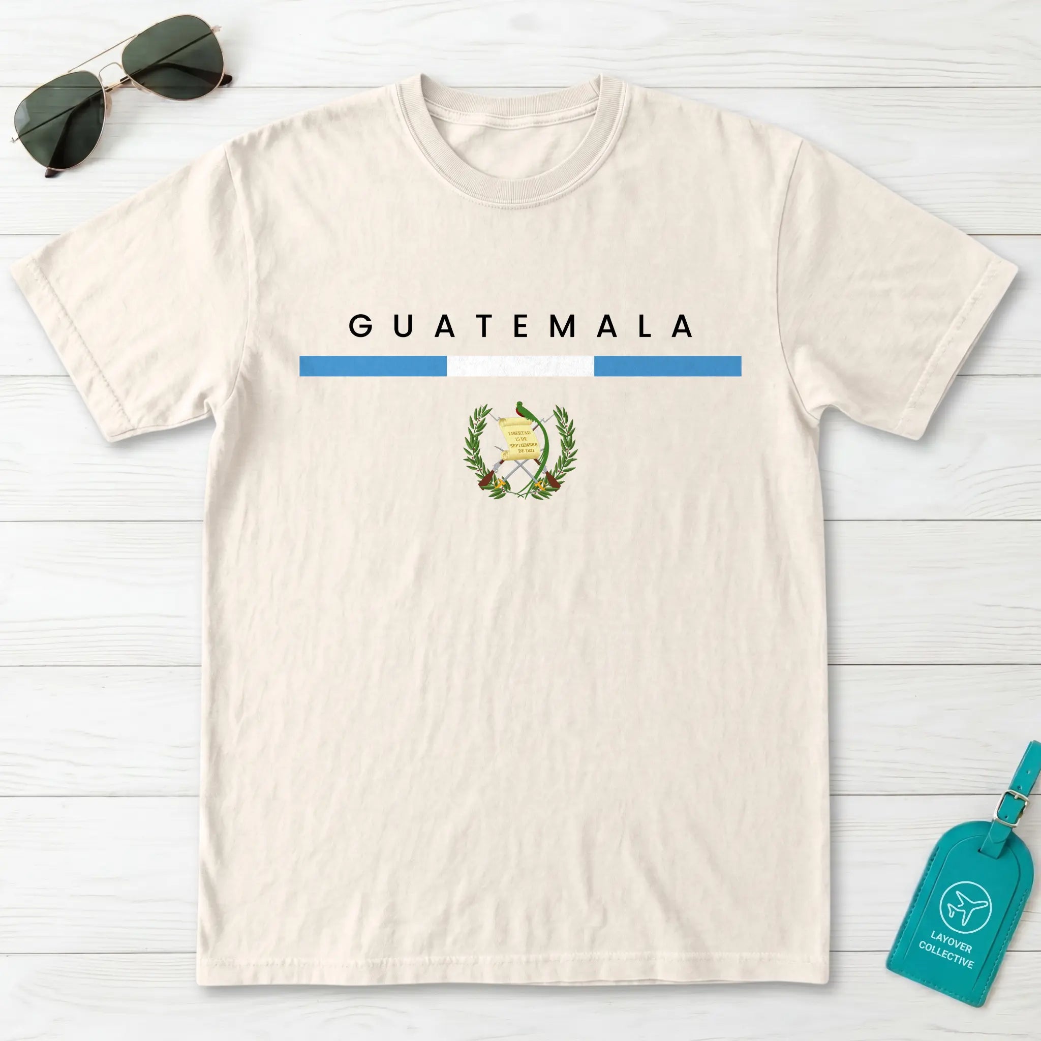 Guatemala Flagline T-Shirt