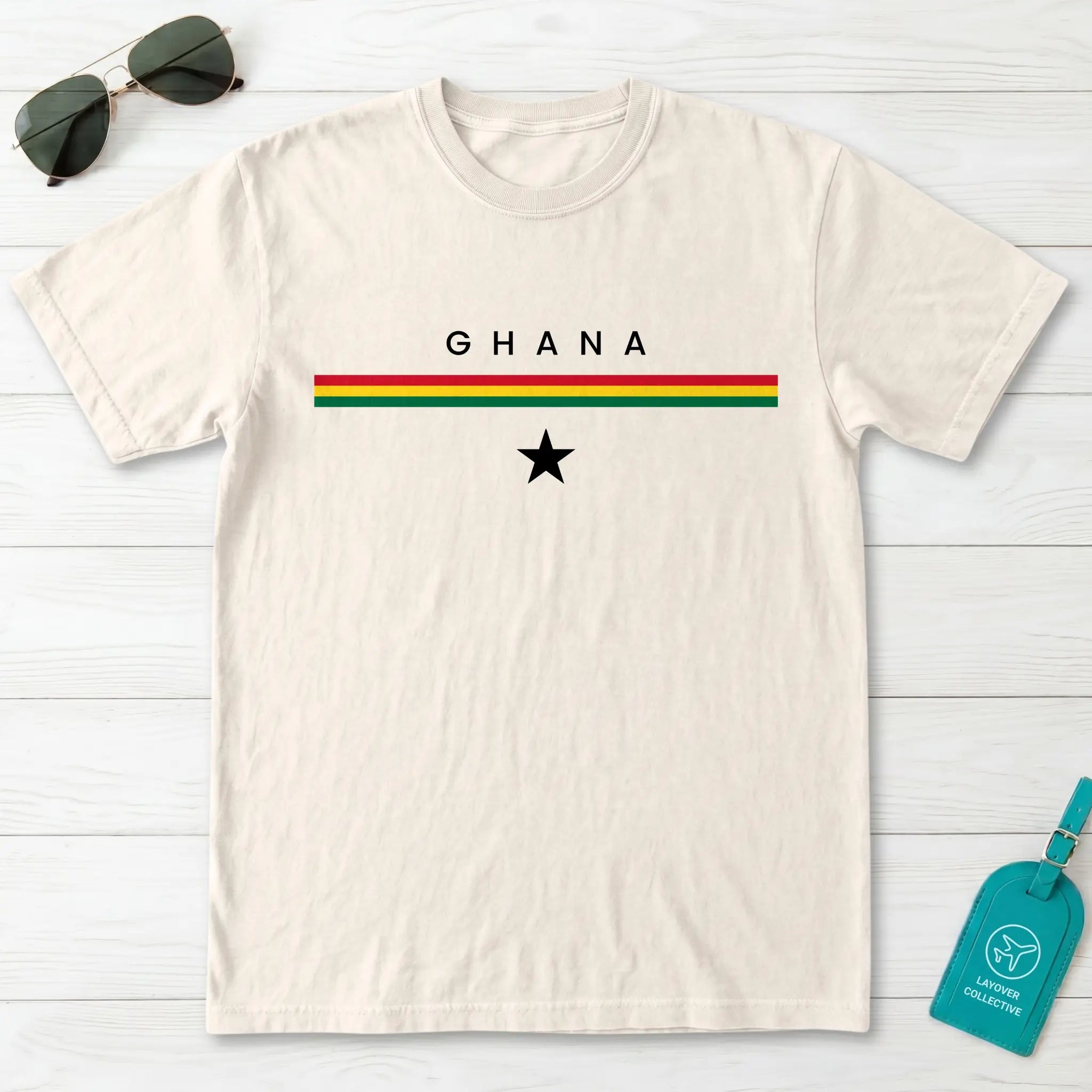 Ghana Flagline T-Shirt