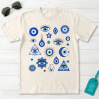 Evil Eye Mati Collage T-Shirt