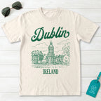 Dublin Ireland Line Art T-Shirt