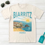Biarritz France Vintage Travel Poster T-Shirt