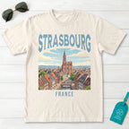 Strasbourg France Vintage Travel Poster T-Shirt