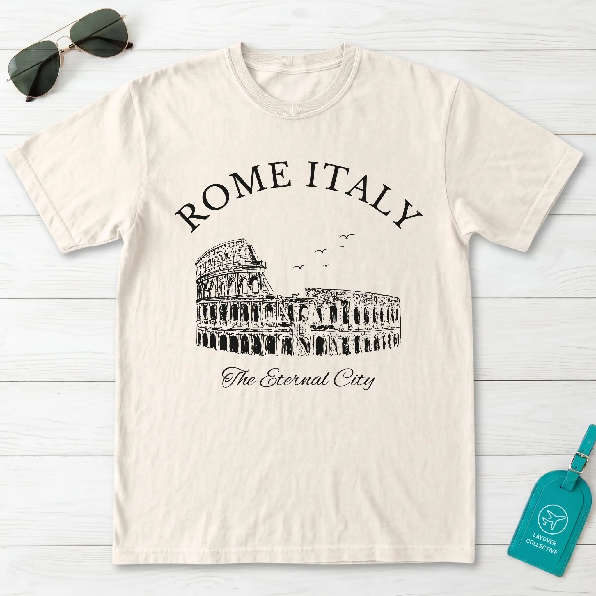 Rome Vintage Sketch T-Shirt
