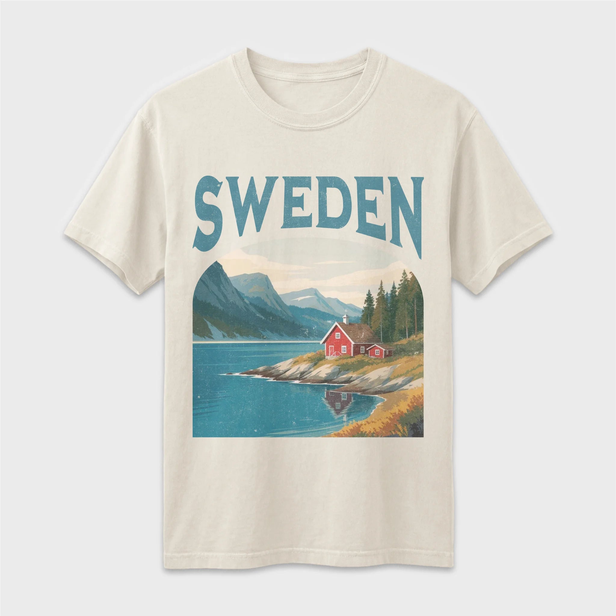 Sweden Vintage Travel Poster T-Shirt