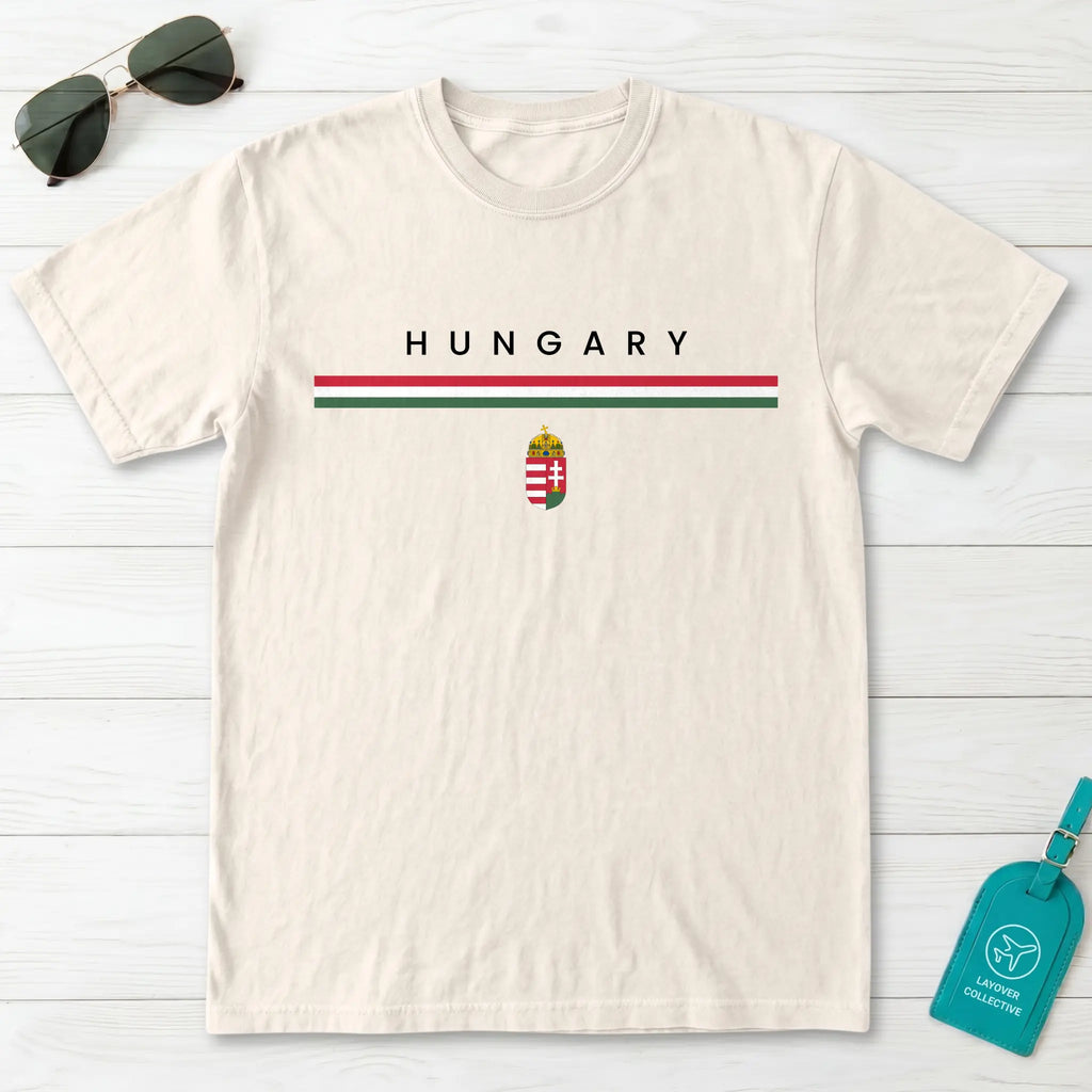 Hungary Flagline T-Shirt