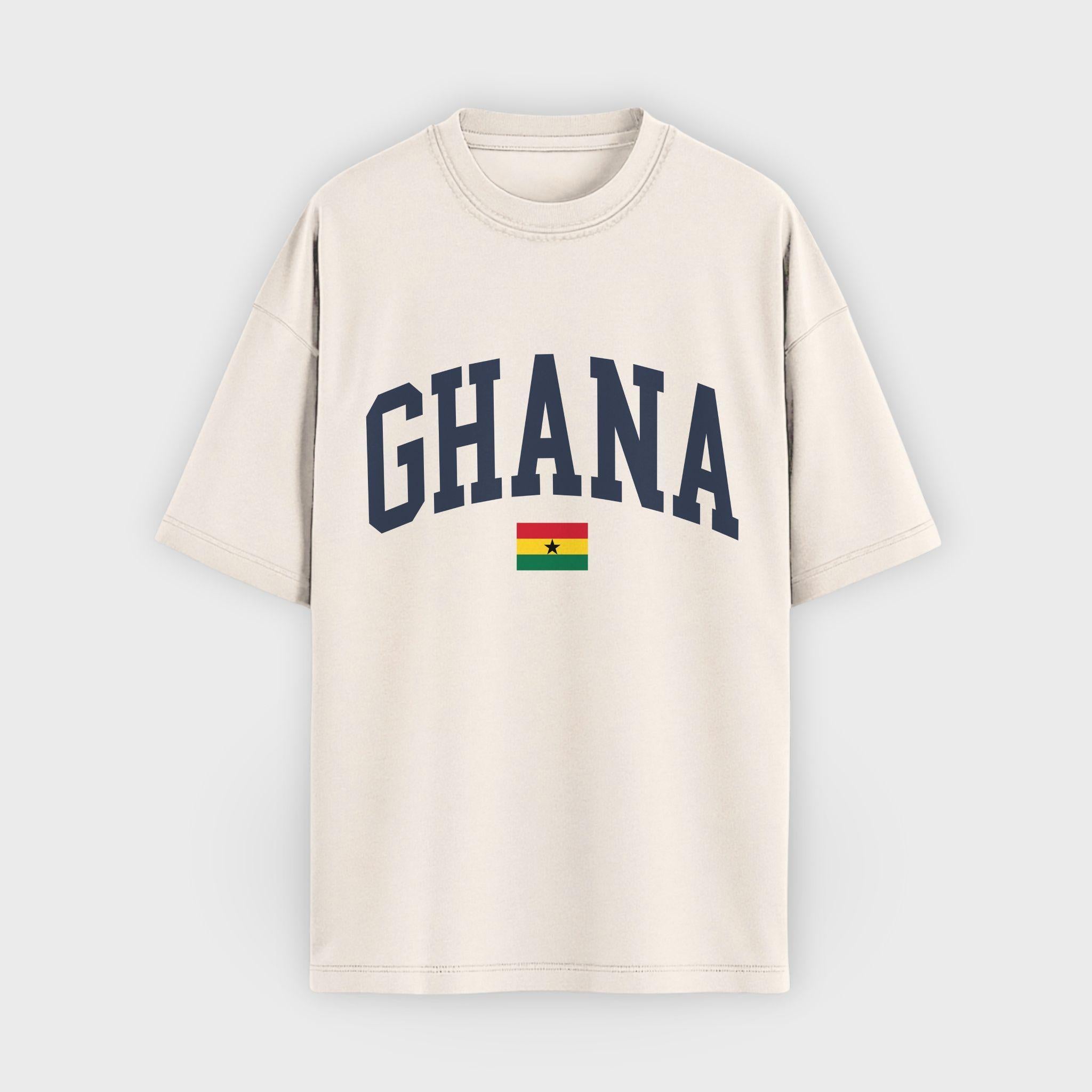 Ghana Collegiate Flag T-Shirt