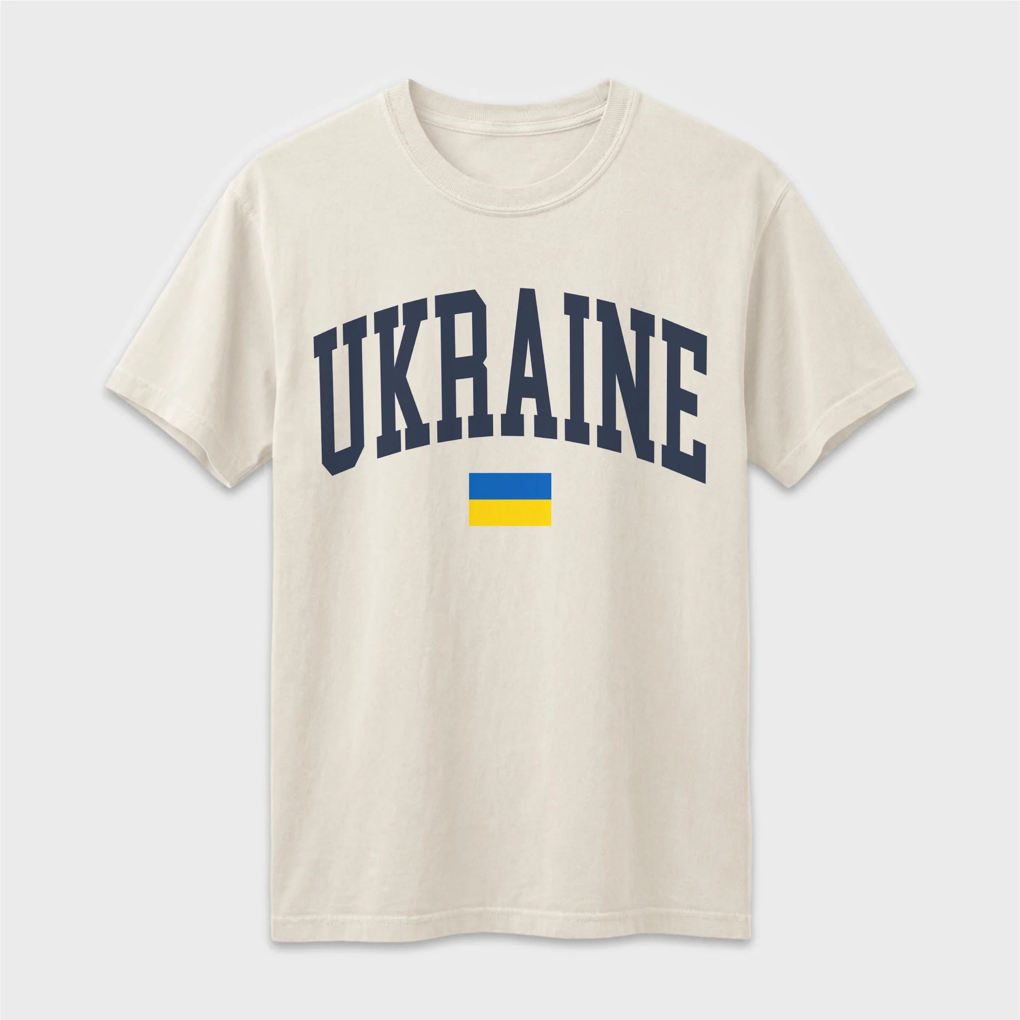 Ukraine Collegiate Flag T-Shirt