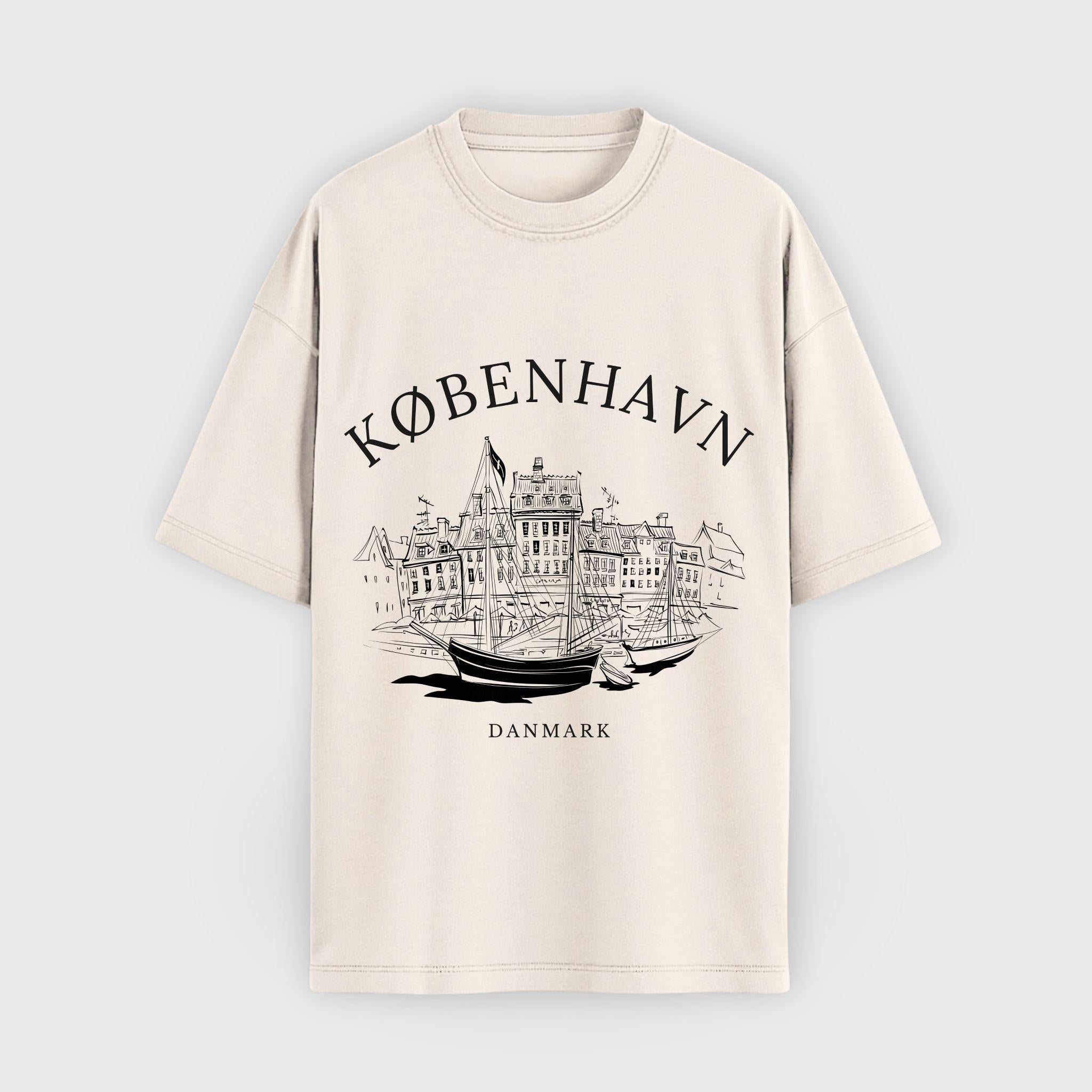 Copenhagen Vintage Sketch T-Shirt