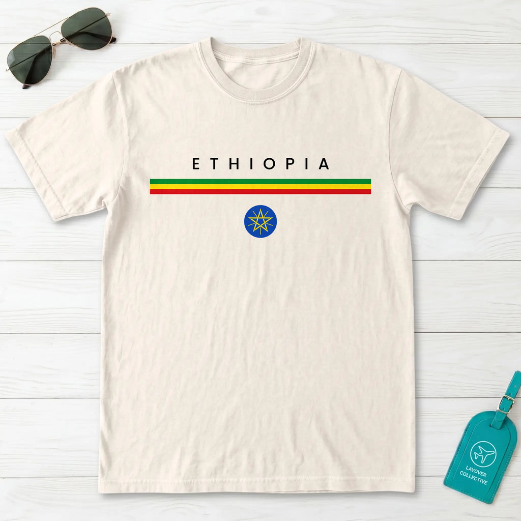 Ethiopia Flagline T-Shirt