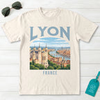 Lyon France Vintage Travel Poster T-Shirt