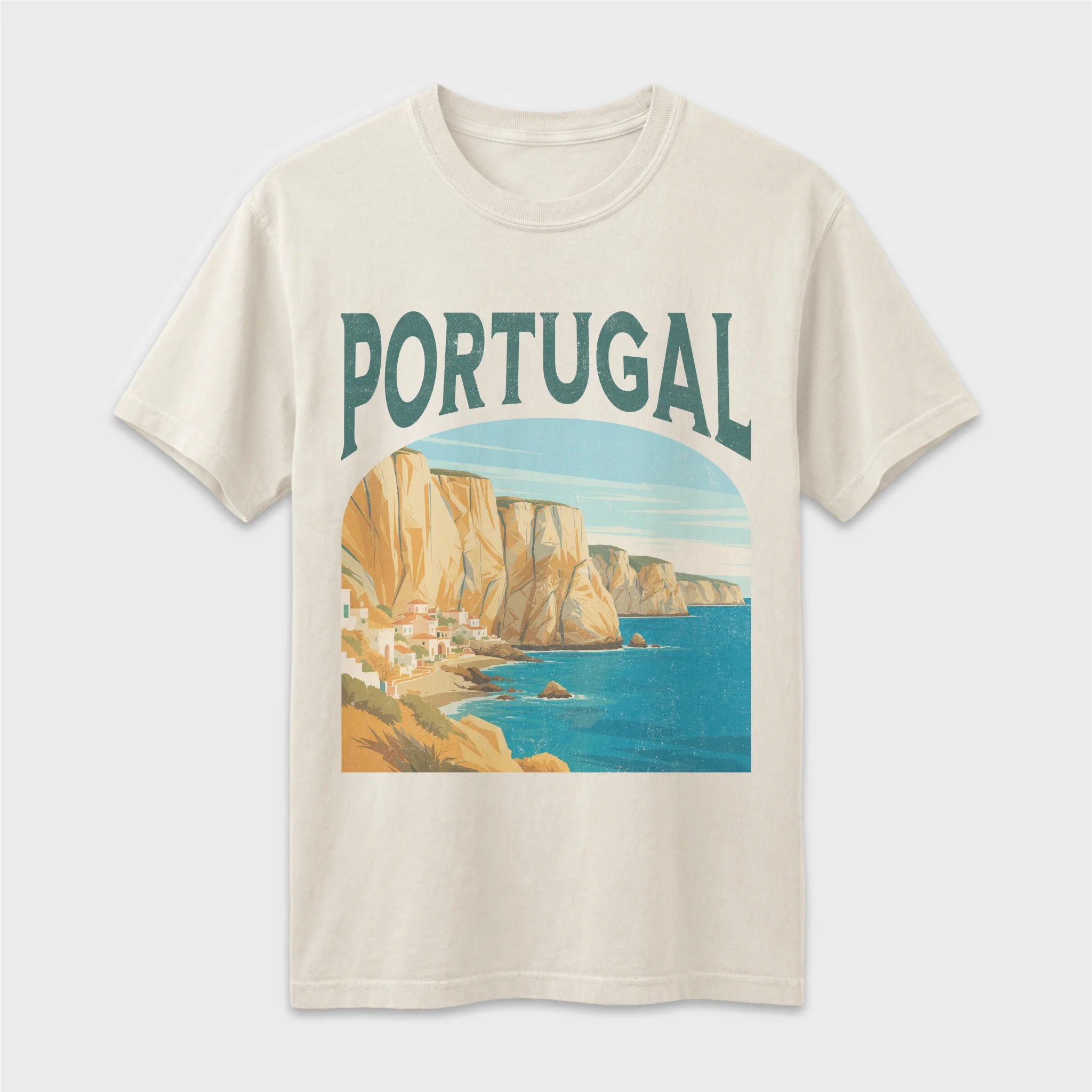 Portugal Vintage Travel Poster T-Shirt