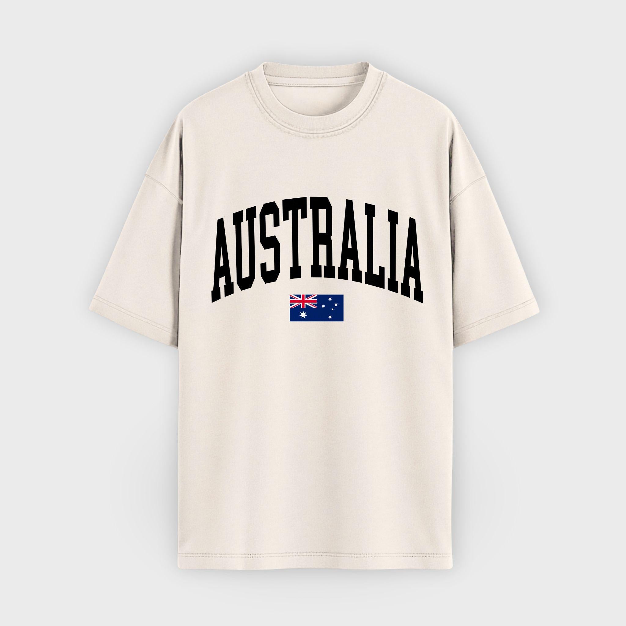 Australia Collegiate Flag T-Shirt