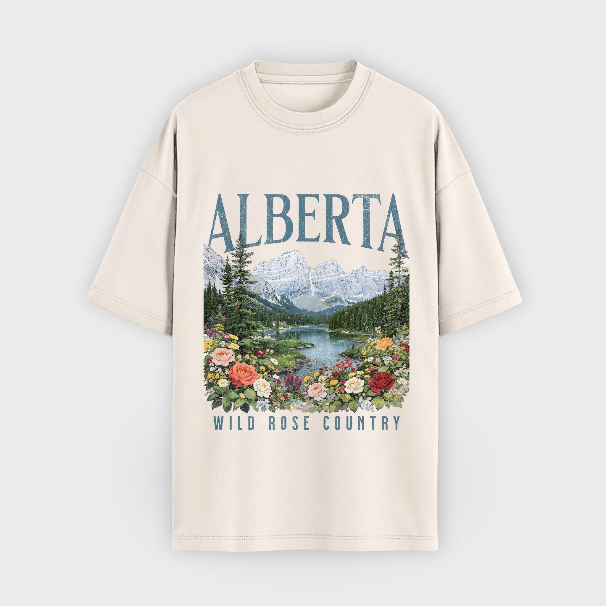 Alberta Wild Rose Country T-Shirt