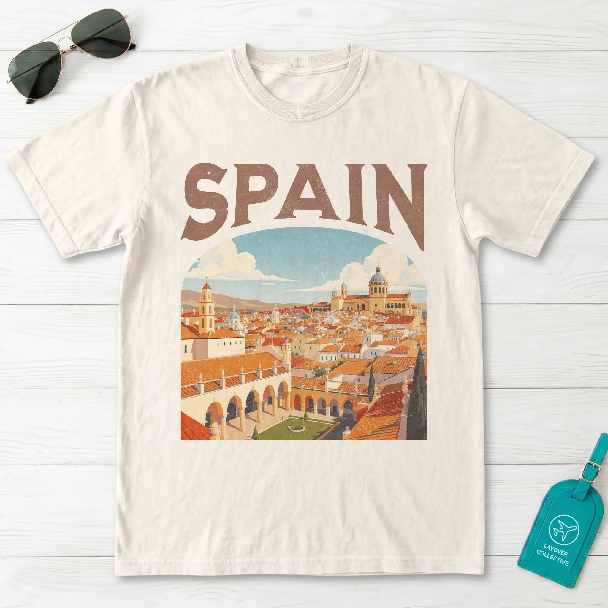 Spain Vintage Travel Poster T-Shirt