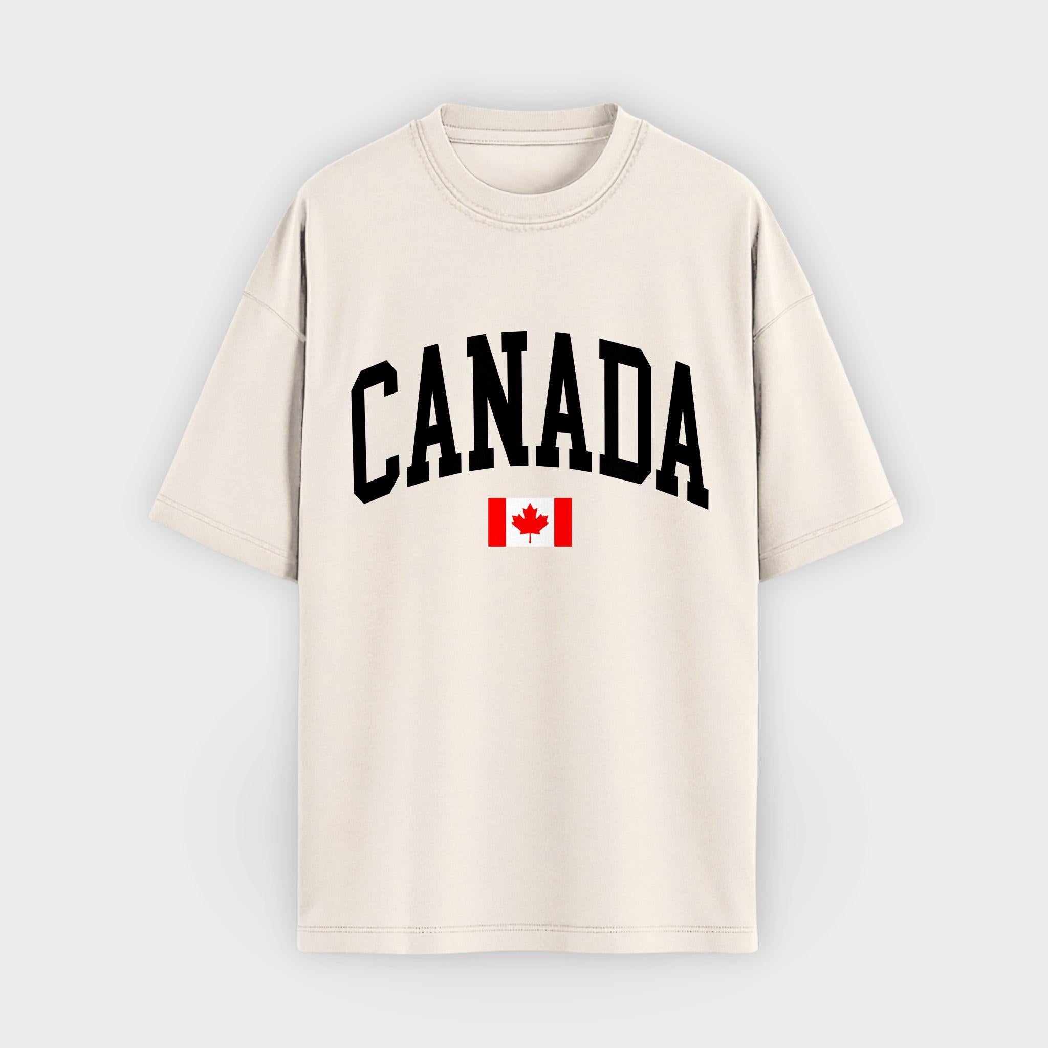 Canada Collegiate Flag T-Shirt