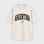 Argentina Collegiate Flag T-Shirt