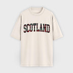 Scotland Tartan Letter T-Shirt
