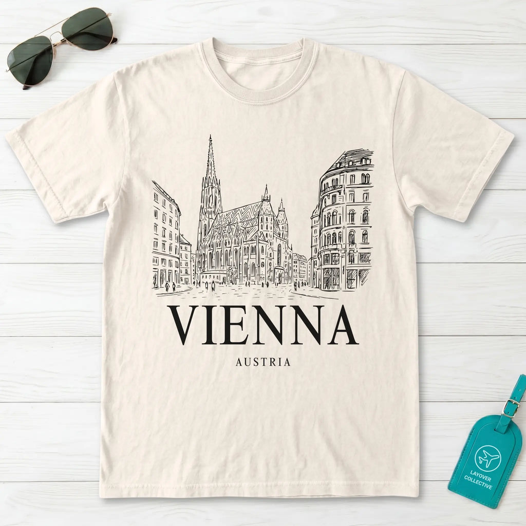 Vienna Vintage Sketch T-Shirt
