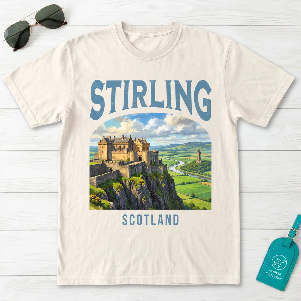 Stirling Vintage Poster Scotland T-Shirt