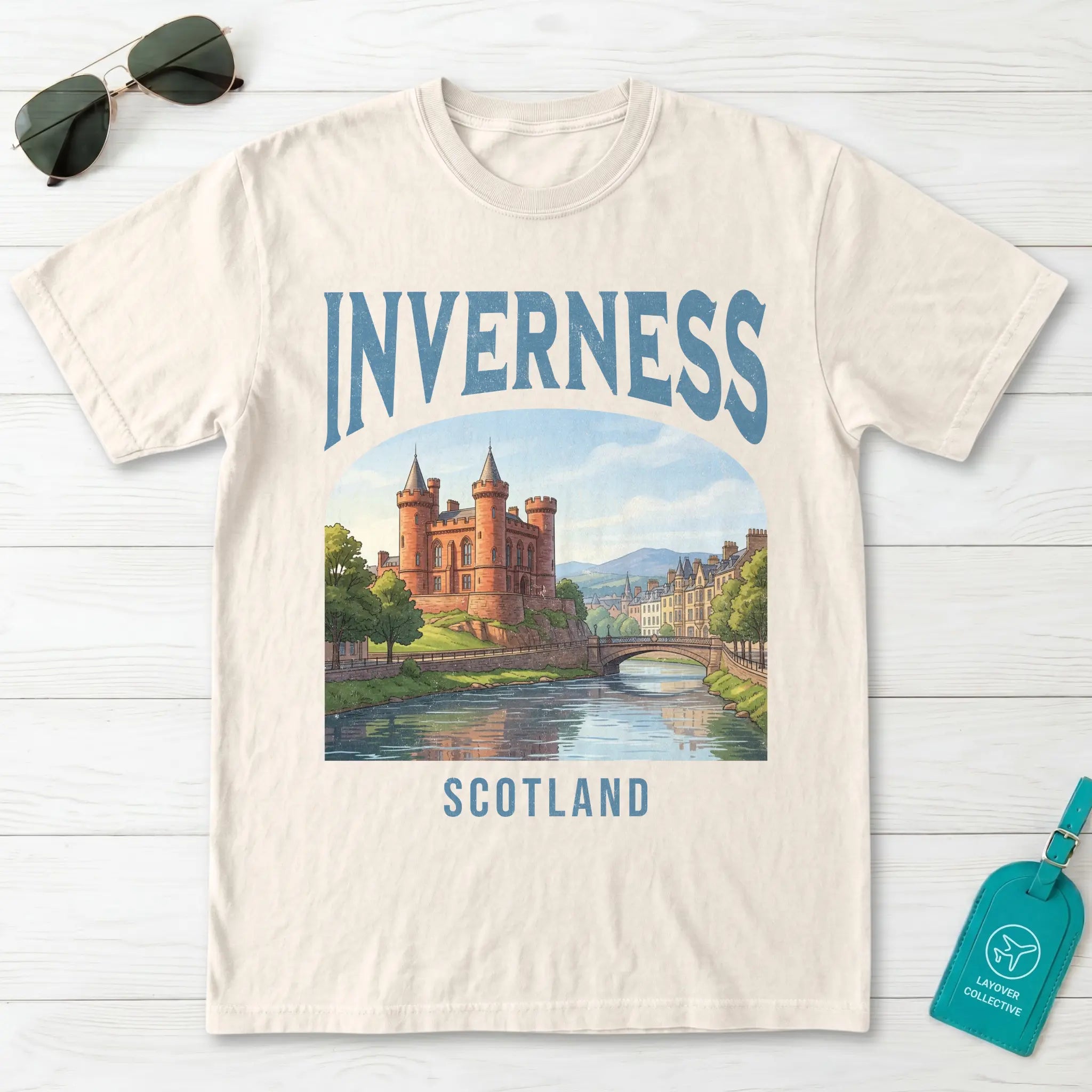 Inverness Vintage Poster Scotland T-Shirt