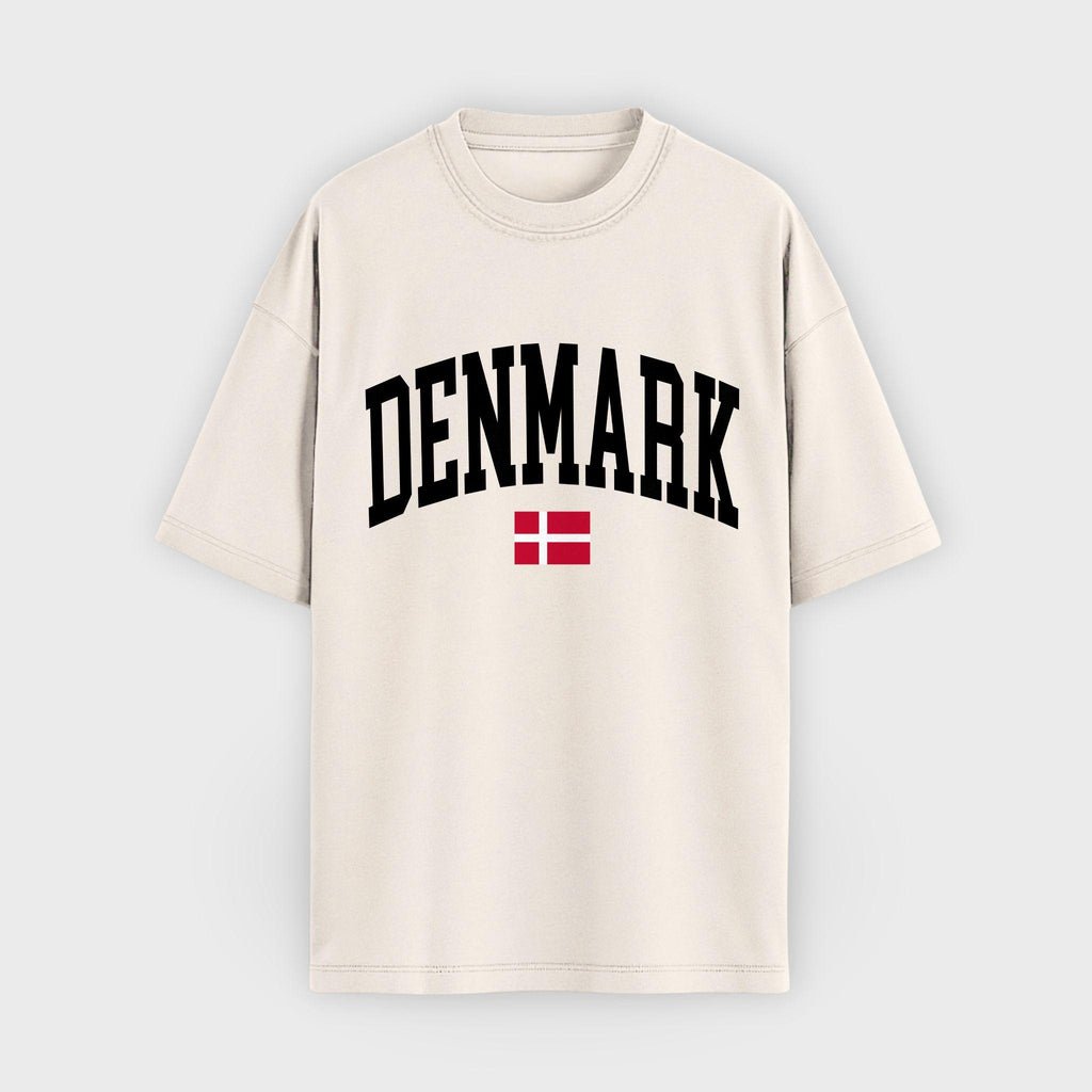 Denmark Collegiate Flag T-Shirt