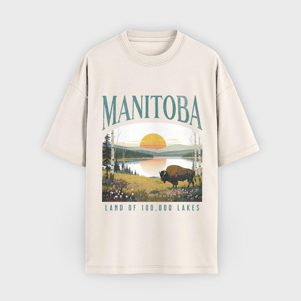 Manitoba Lakes & Bison T-Shirt
