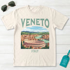 Veneto Italy Vintage Travel Poster T-Shirt