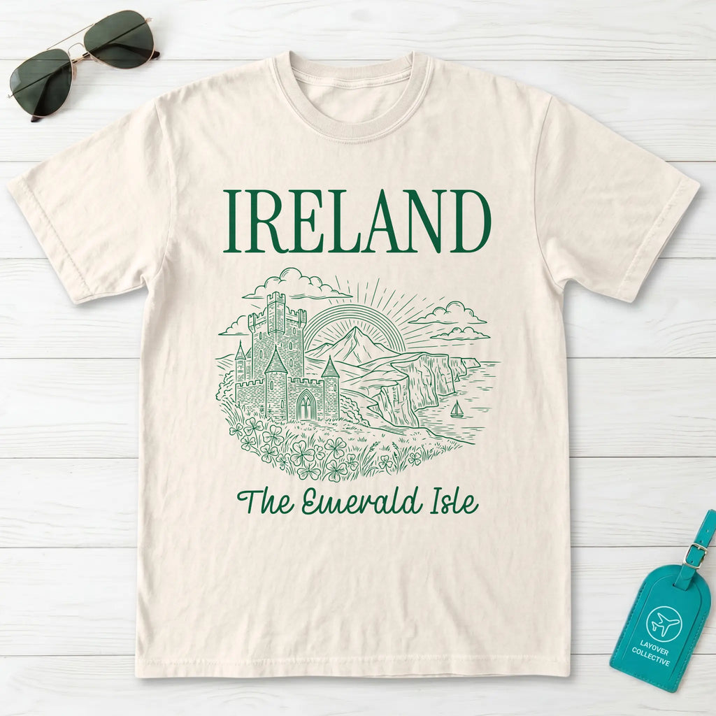 Ireland Emerald Isle Castle T-Shirt