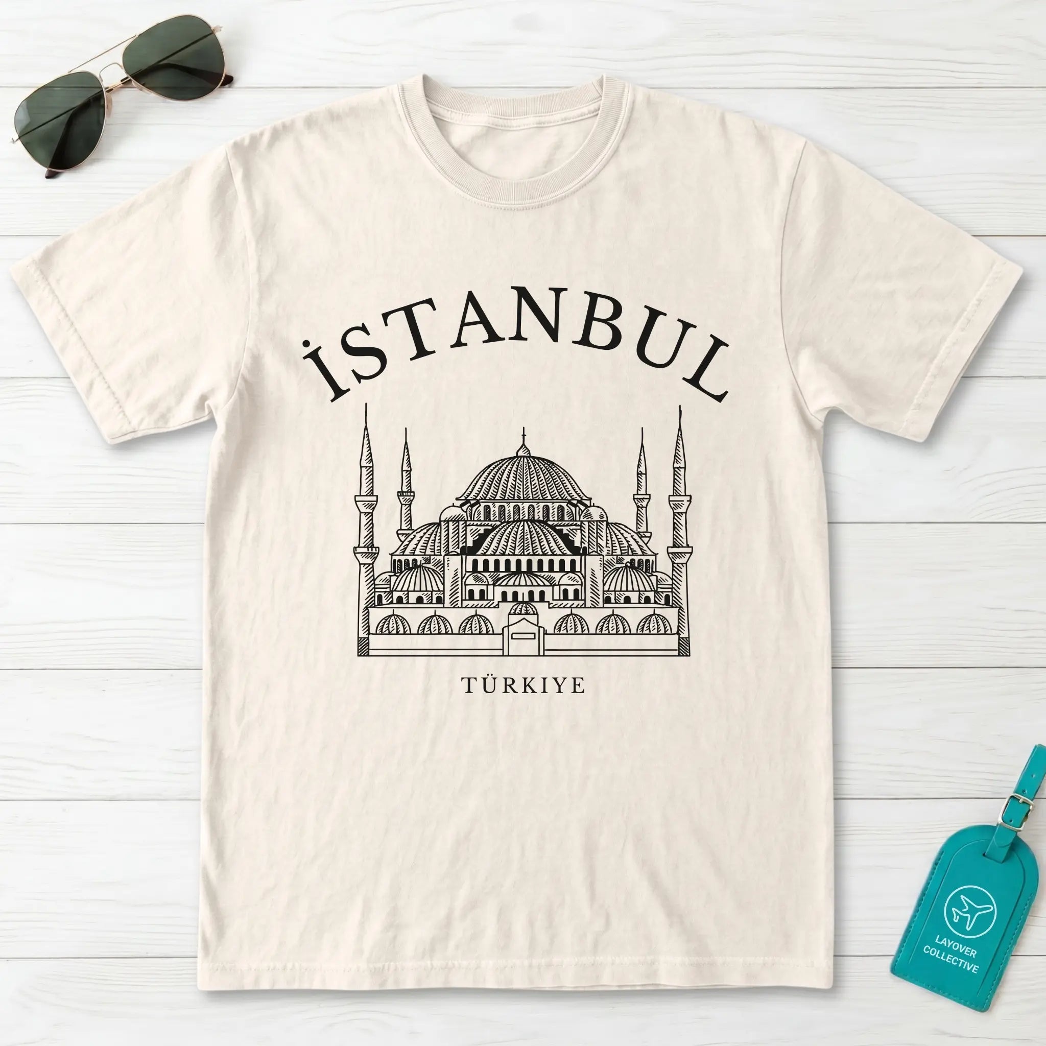 Istanbul Vintage Sketch T-Shirt