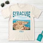 Syracuse Italy Vintage Travel Poster T-Shirt