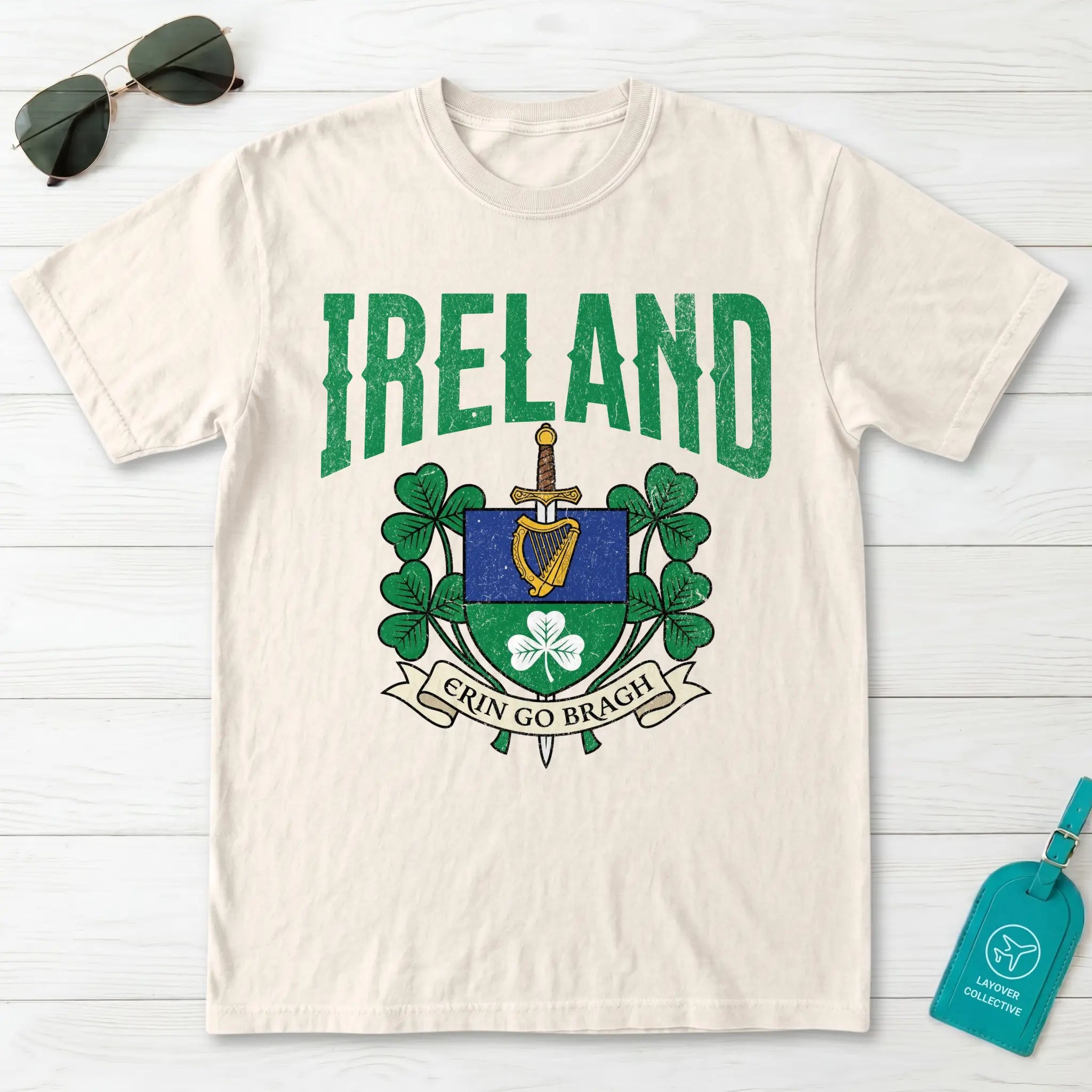 Ireland Erin Go Bragh Crest T-Shirt