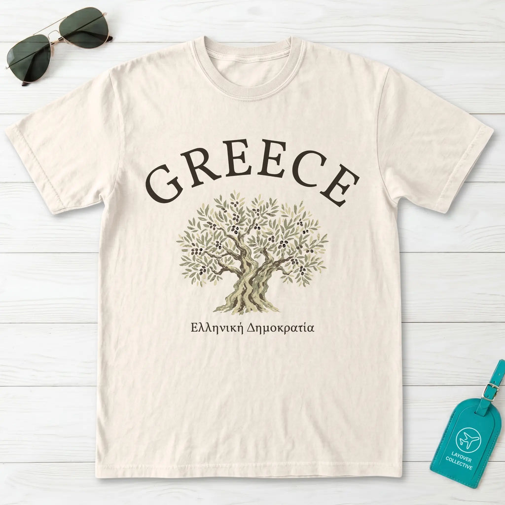 Greece Olive Tree T-Shirt