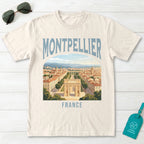 Montpellier France Vintage Travel Poster T-Shirt
