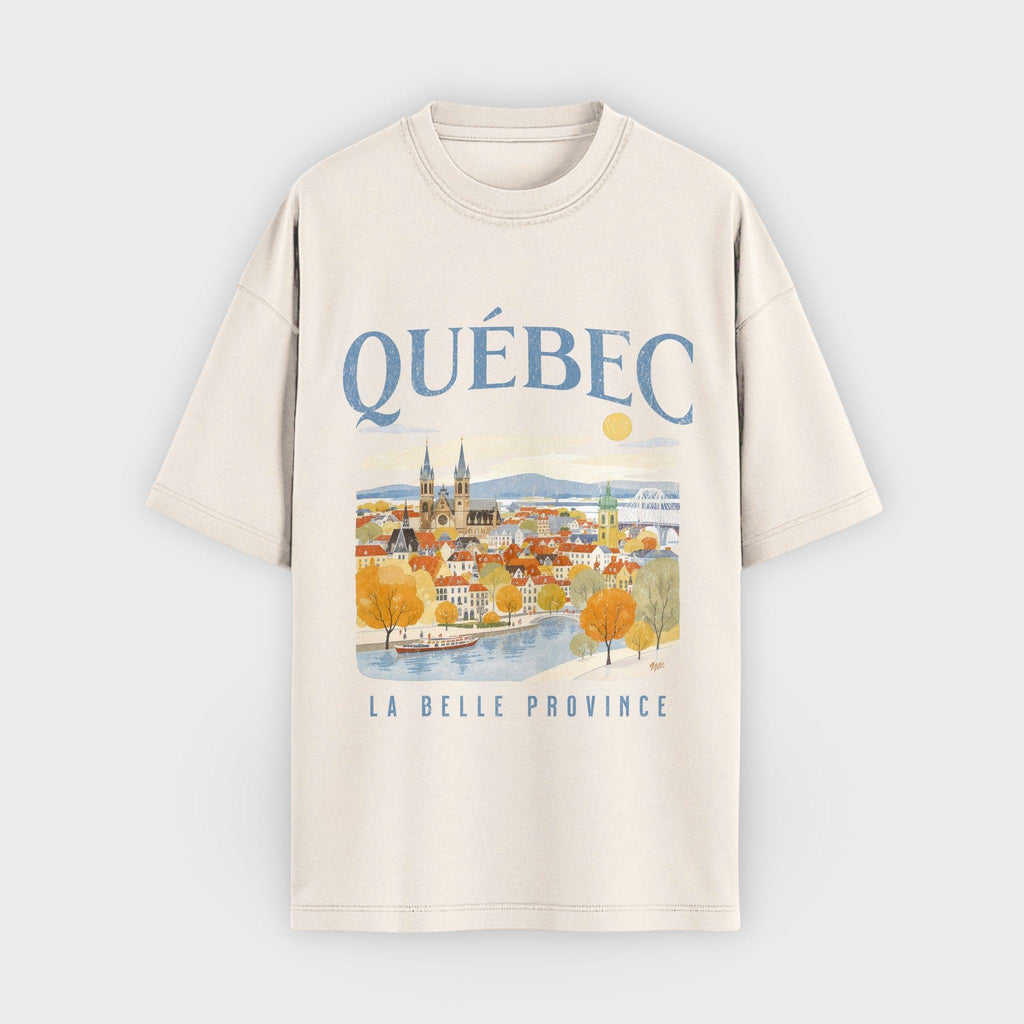 Quebec Vintage Travel Graphic T-Shirt