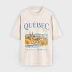 Quebec Vintage Travel Graphic T-Shirt