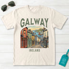 Galway Vintage Travel Poster T-Shirt