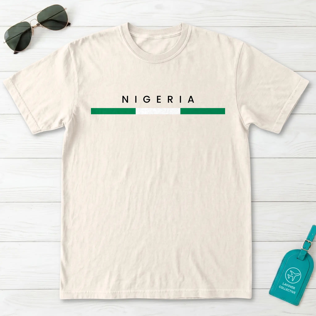 Nigeria Flagline T-Shirt