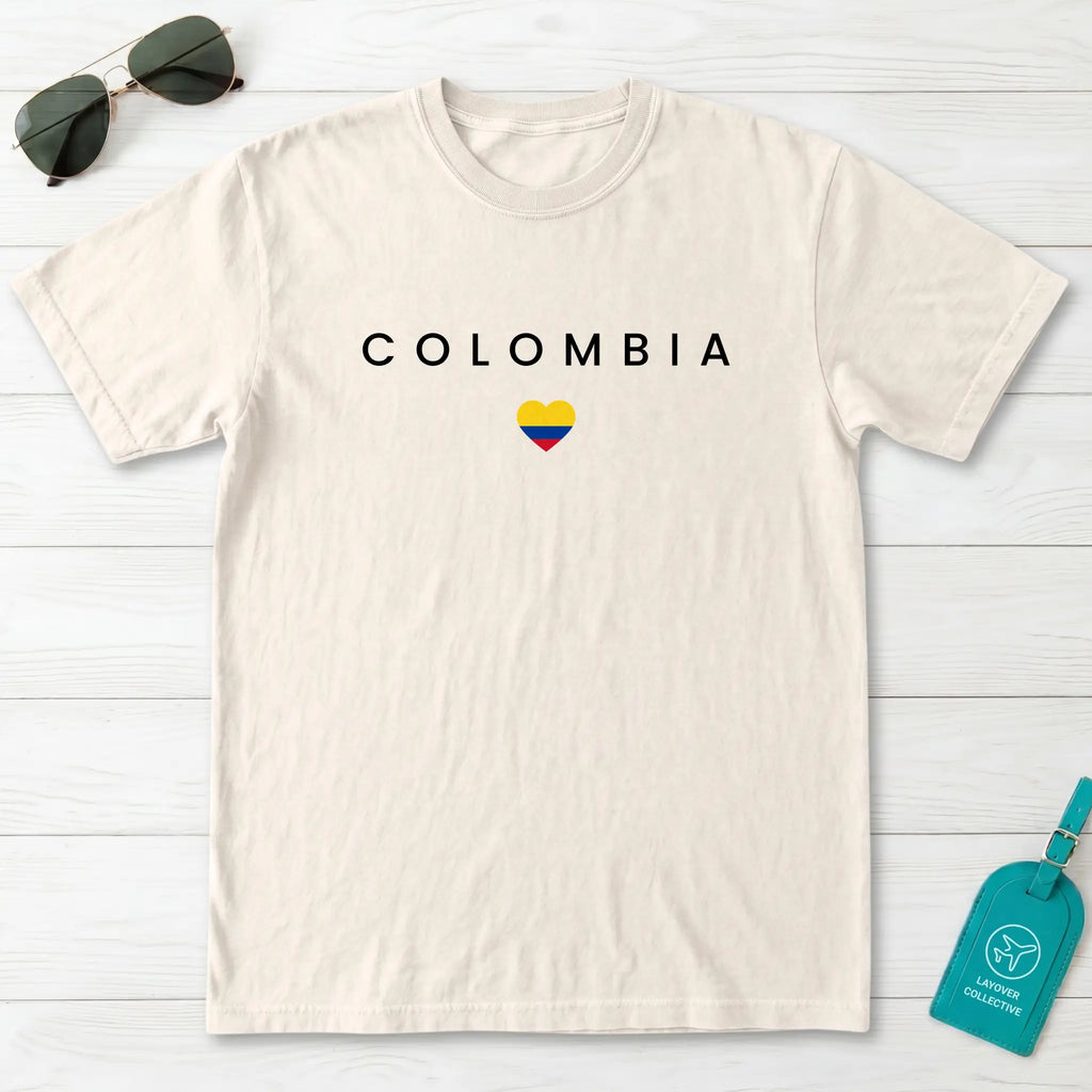 Colombia Minimal Flag T-Shirt
